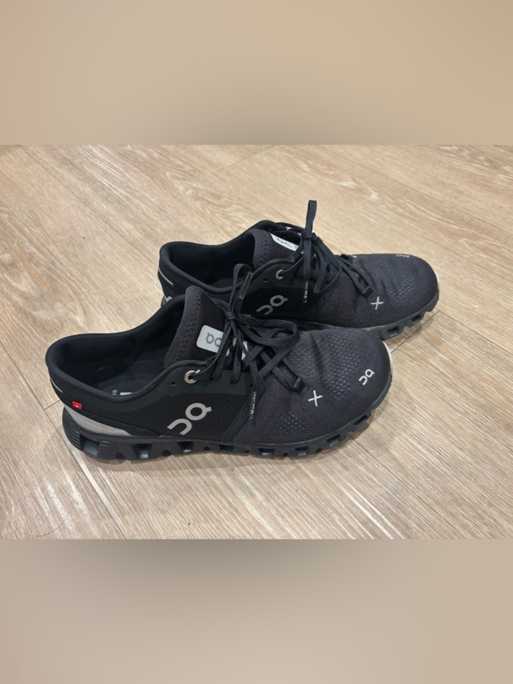 On Running Black Lace-Up Athletic Sneakers - Picture 5 of 6
